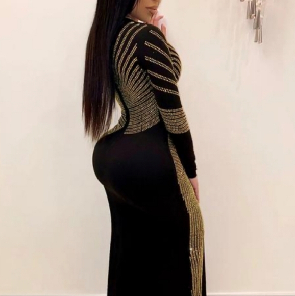 Stunning Black dress with all the details! - Picture 3 of 4